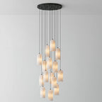 Monty alabaster pendant 15-head cluster as a grand statement