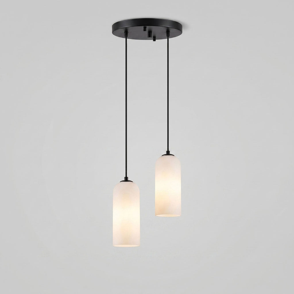 Monty alabaster pendant single pendant over a kitchen island