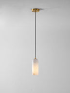 Monty alabaster pendant single pendant with warm stone glow