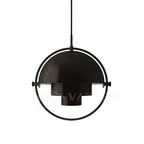 Multi-Lite pendant light shown from below highlighting the adjustable shade halves