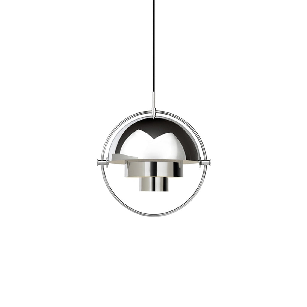 Multi-Lite pendant light close detail showing the slim ring frame around the hemisphere shade