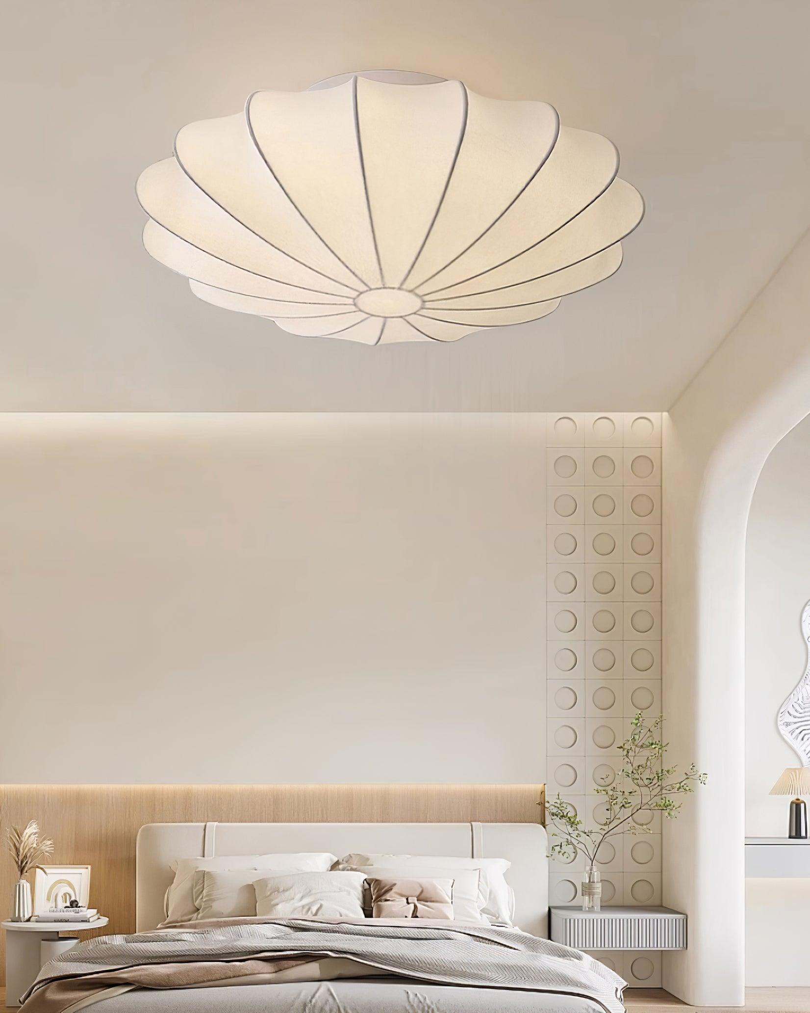 Nelson Bubble ceiling lamp showing its rounded sculptural silhouette