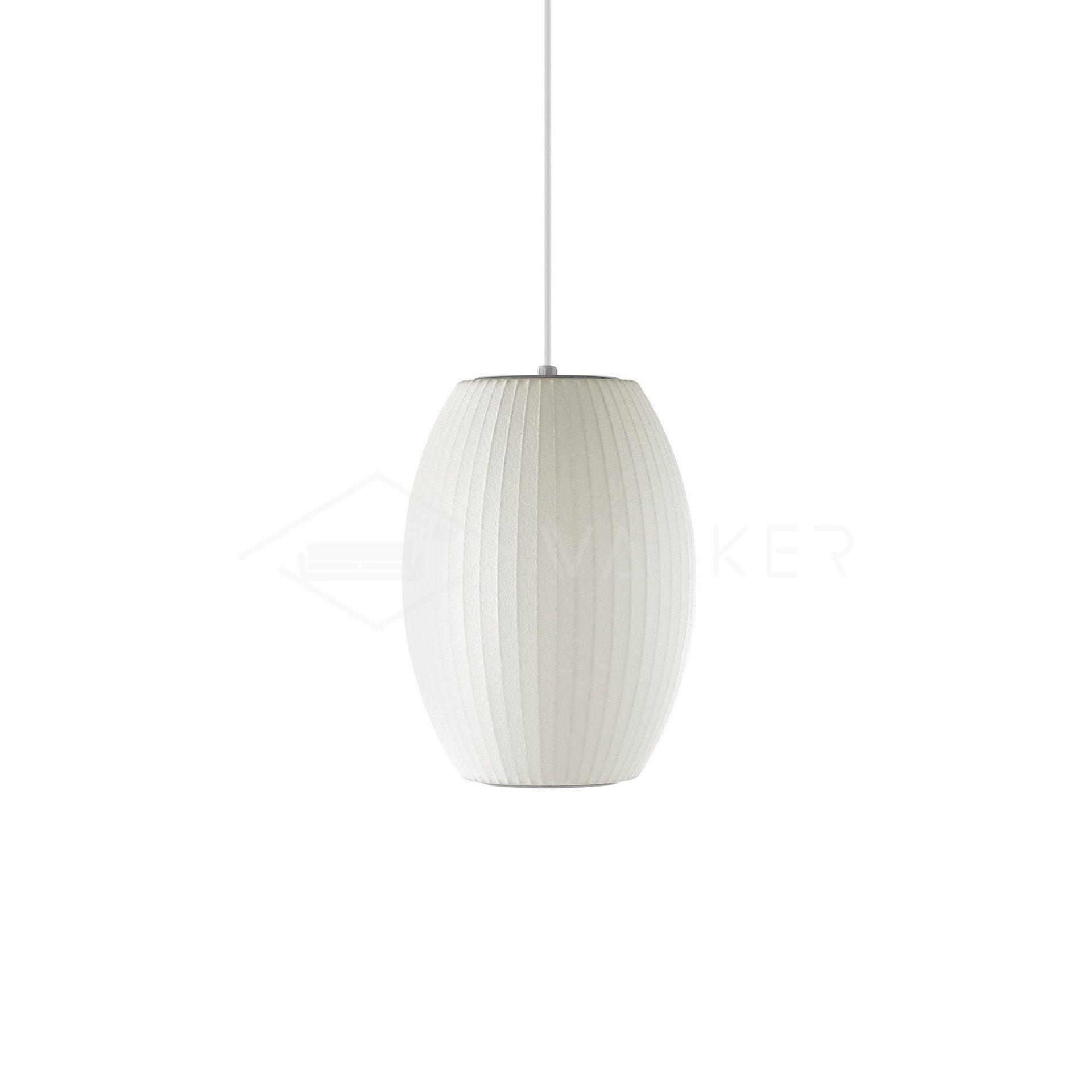 Pendant Light, Crisscross Bubble, Mulberry Silk, Steel Wireframe, E26