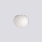 Pendant Light, Crisscross Bubble, Mulberry Silk, Steel Wireframe, E26