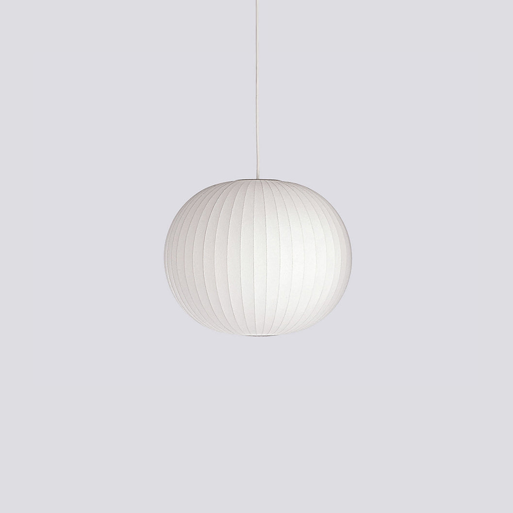 Pendant Light, Crisscross Bubble, Mulberry Silk, Steel Wireframe, E26