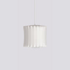 Pendant Light, Crisscross Bubble, Mulberry Silk, Steel Wireframe, E26