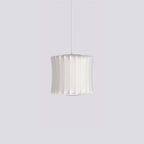 Pendant Light, Crisscross Bubble, Mulberry Silk, Steel Wireframe, E26