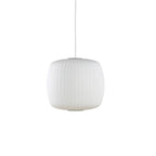 Pendant Light, Crisscross Bubble, Mulberry Silk, Steel Wireframe, E26