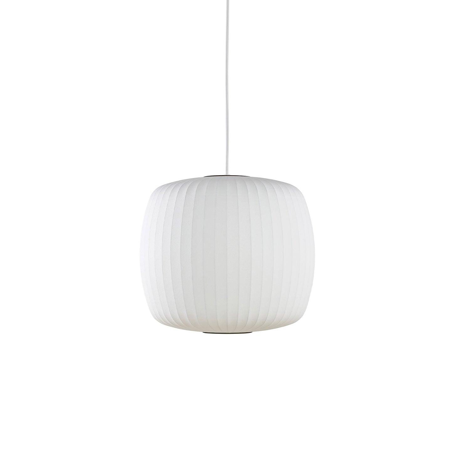 Pendant Light, Crisscross Bubble, Mulberry Silk, Steel Wireframe, E26