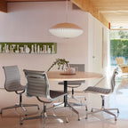 Pendant Light, Crisscross Bubble, Mulberry Silk, Steel Wireframe, E26