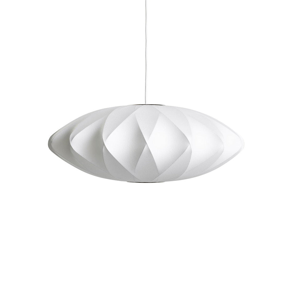 Pendant Light, Crisscross Bubble, Mulberry Silk, Steel Wireframe, E26