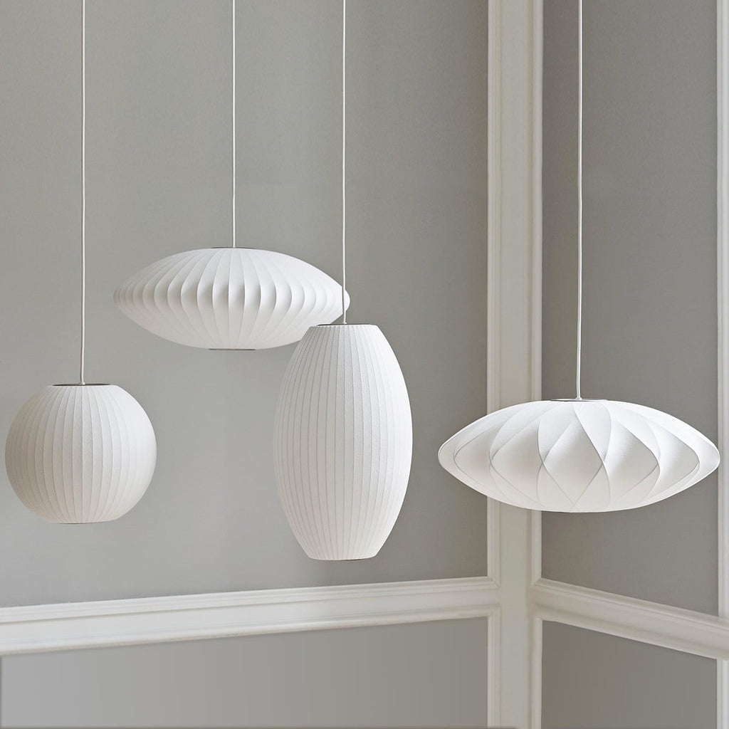 Pendant Light, Crisscross Bubble, Mulberry Silk, Steel Wireframe, E26