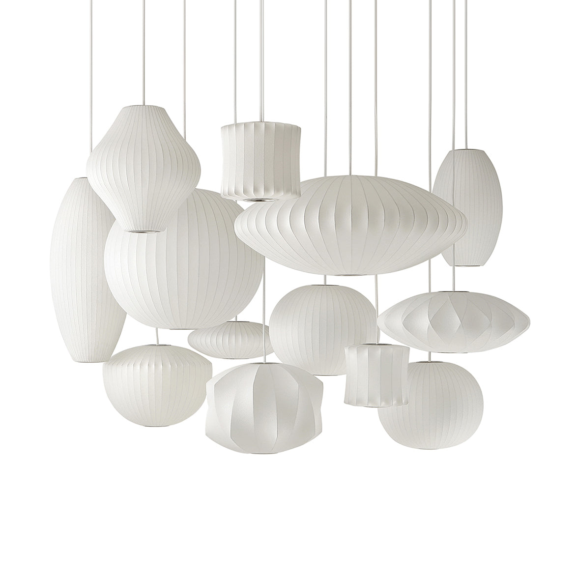 Pendant Light, Crisscross Bubble, Mulberry Silk, Steel Wireframe, E26