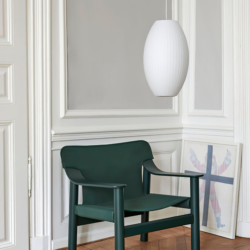 Pendant Light, Crisscross Bubble, Mulberry Silk, Steel Wireframe, E26