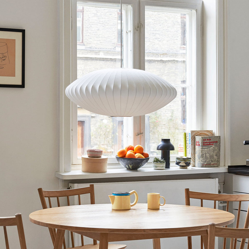 Pendant Light, Crisscross Bubble, Mulberry Silk, Steel Wireframe, E26