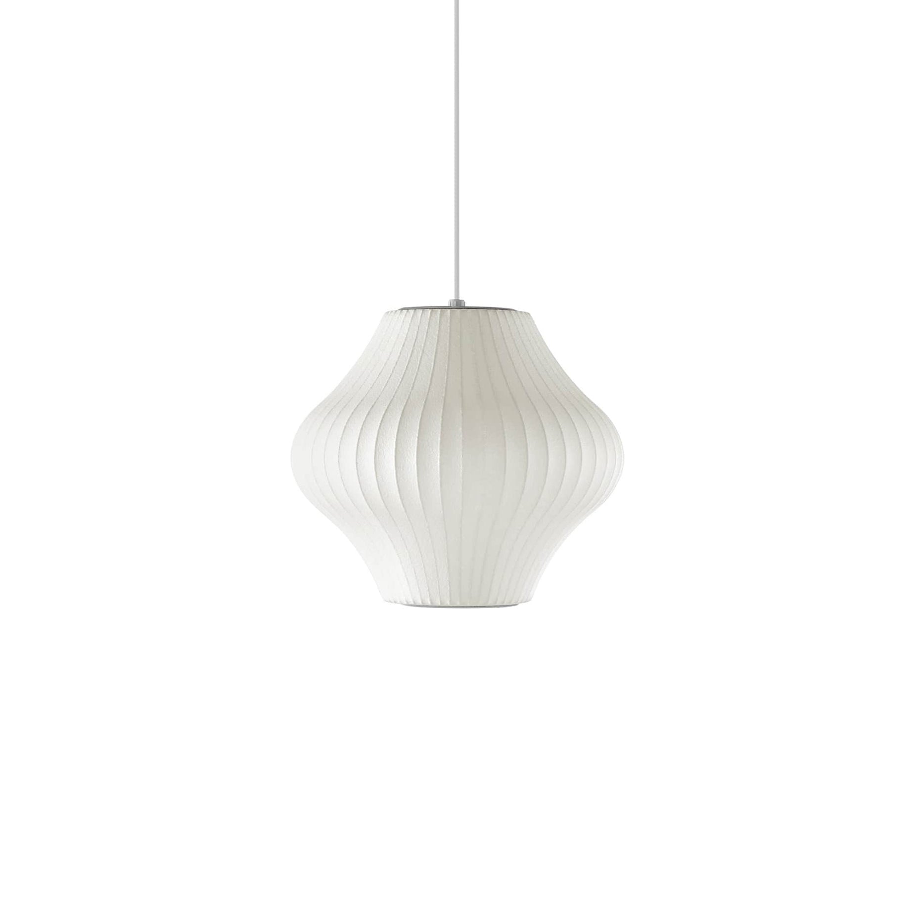 Pendant Light, Crisscross Bubble, Mulberry Silk, Steel Wireframe, E26