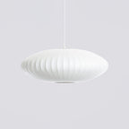 Pendant Light, Crisscross Bubble, Mulberry Silk, Steel Wireframe, E26