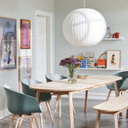 Pendant Light, Crisscross Bubble, Mulberry Silk, Steel Wireframe, E26