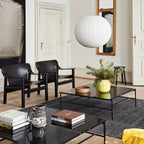 Pendant Light, Crisscross Bubble, Mulberry Silk, Steel Wireframe, E26