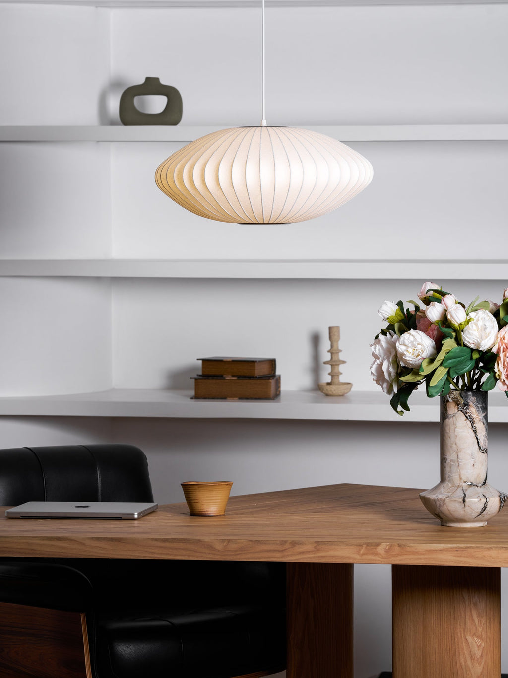 Pendant Light, Crisscross Bubble, Mulberry Silk, Steel Wireframe, E26