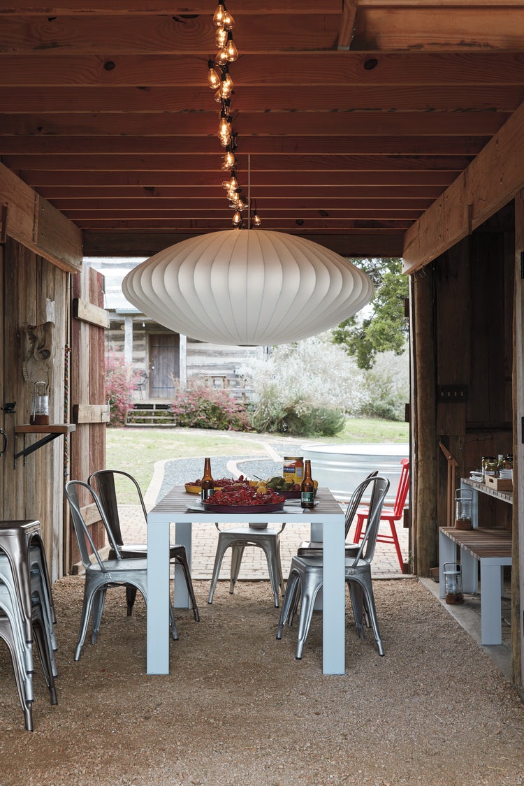 Pendant Light, Crisscross Bubble, Mulberry Silk, Steel Wireframe, E26