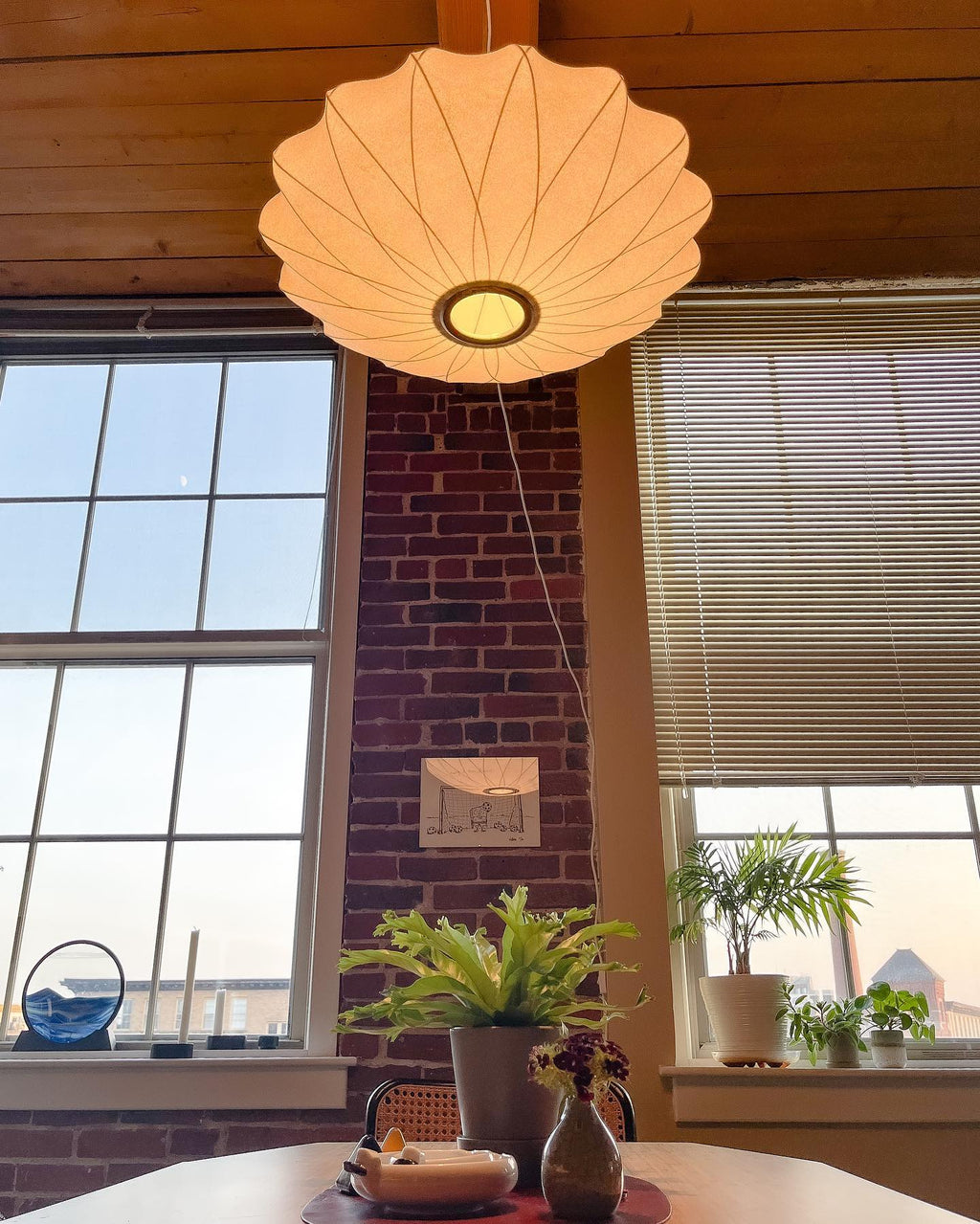 Nelson Bubble Swag Pendant Light cluster ambient glow detail