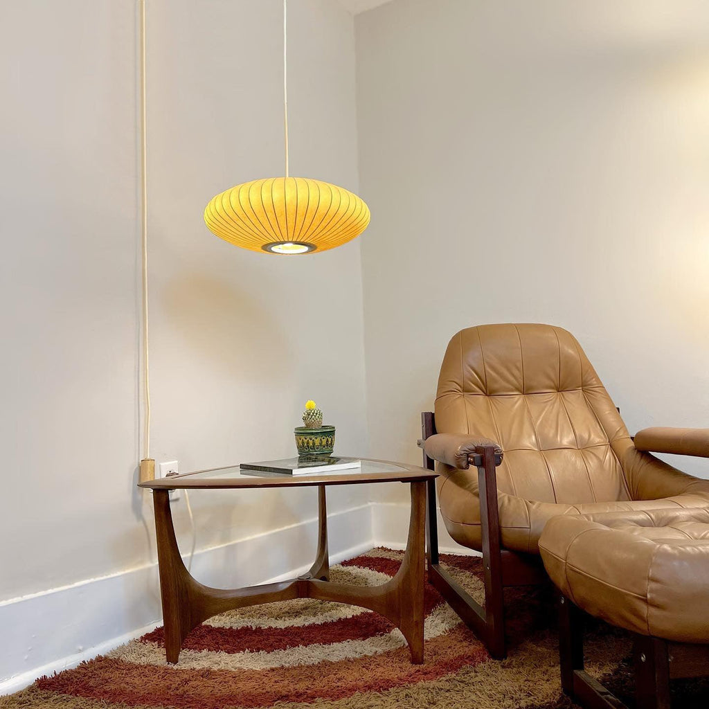 Nelson Bubble Swag Pendant Light wire pattern shadow detail