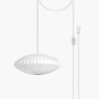 Nelson Bubble Swag Pendant Light shade against a neutral backdrop