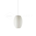 Pendant Light, Crisscross Bubble, Mulberry Silk, Steel Wireframe, E26