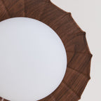 Flush Mount Ceiling Light, Aria Nephele Scalloped Cloud Design