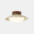Flush Mount Ceiling Light, Aria Nephele Scalloped Cloud Design