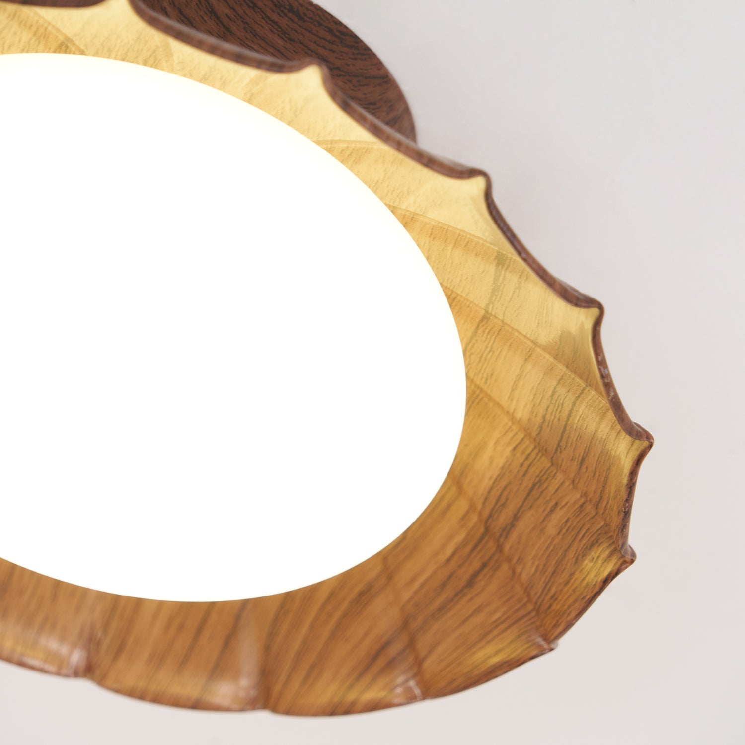 Flush Mount Ceiling Light, Aria Nephele Scalloped Cloud Design