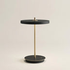 Nordic Style Table Lamp With LED And Wood Base Adjustable Brightness 15 Inch