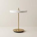 Nordic Style Table Lamp With LED And Wood Base Adjustable Brightness 15 Inch