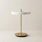 Nordic Style Table Lamp With LED And Wood Base Adjustable Brightness 15 Inch
