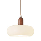 Nordic Style Pendant Light With Glass Shade 12 Inch Ceiling Fixture