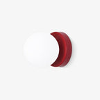 Nuvol wall lamp shown in two body colors side by side