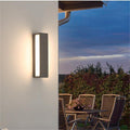 Udendørs væglampe i cement, Fyra design i sort eller hvid LED