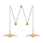 Globe pendant light styled in a warm living space