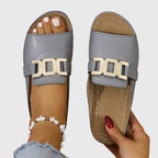 Unisex Buckle Sandals With Open-Toe Design For Women And Men Comfortable Fit