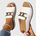 Unisex Buckle Sandals With Open-Toe Design For Women And Men Comfortable Fit