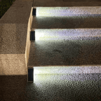 Solar-Powered LED Stair Light For Outdoor Pathways And Decks