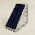 Solar-Powered LED Stair Light For Outdoor Pathways And Decks