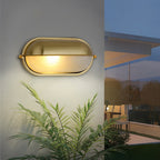 Lâmpada de Parede Exterior em Alumínio Fundido, Design Industrial Retro