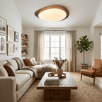 Pebble ceiling light against a plain neutral backdrop
