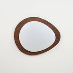 Muto Pebble Ceiling Light, Walnut Wood-Tone Finish, Integrated LED