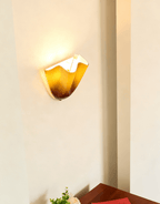 Wall Sconce Petalia, Translucent Glass, Petal Shape, G9 LED