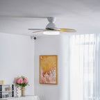 Liora Kids' Wood-Blade Ceiling Fan With Integrated LED, Multicolor