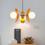 Iron Sputnik chandelier hanging over a dining space
