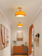 Plafonnier ceiling light styled in a warm character-filled room